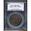 Image 1 : 1794[1C] Talbot, Allum & Lee Cent, NEW YORK MS64 Brown PCGS.