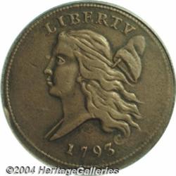 1793[1/2 C] XF40 PCGS.