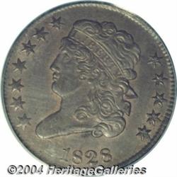 1828[1/2 C] 12 Stars MS64 Brown PCGS.