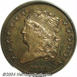 1831[1/2 C] Reverse of 1840 PR63 Red and Brown PCGS.