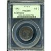 Image 3 : 1842[1/2 C] Restrike PR63 Brown PCGS.