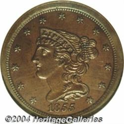 1855[1/2 C] PR64 Brown NGC.