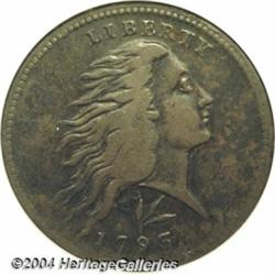 1793[1C] Wreath Cent--Lettered Edge--VF20 NGC.