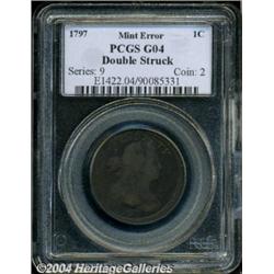 1797[1C]--Double Struck--Reverse of 1797, Stems Good 4 PCGS.