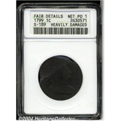 1799[1C]--Heavily Damaged--ANACS. Fair Details, Net Poor 1.