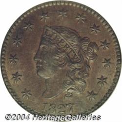 1827[1C] MS62 Brown NGC.