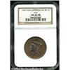 Image 3 : 1837[1C] Plain Cords, Medium Letters MS66 Red and Brown NGC.