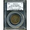 Image 1 : 1853[1C]--Struck 5% Off Center--MS64 Brown PCGS.