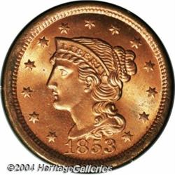 1853[1C] MS65 Red PCGS.