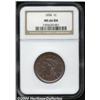 Image 1 : 1854[1C] MS66 Brown NGC.