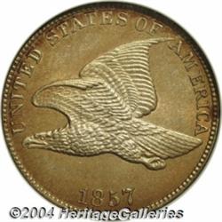 1857[1C] MS65 NGC.