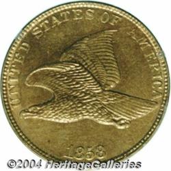 1858[1C] Large Letters MS65 PCGS.