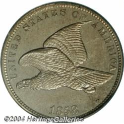 1858[1C] Small Letters PR64 Cameo PCGS.