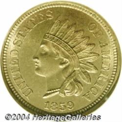 1859[1C] MS65 NGC.