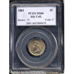 1861[1C] MS66 PCGS.