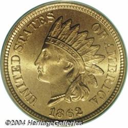 1862[1C] MS66 PCGS.
