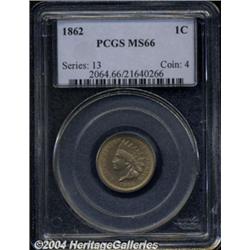 1862[1C] MS66 PCGS.