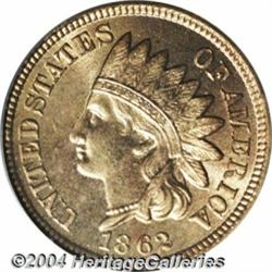 1862[1C] MS66 PCGS.