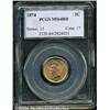 Image 3 : 1874[1C] MS64 Red PCGS.