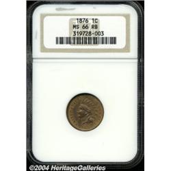 1876[1C] MS66 Red and Brown NGC.