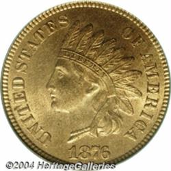 1876[1C] MS66 Red PCGS.