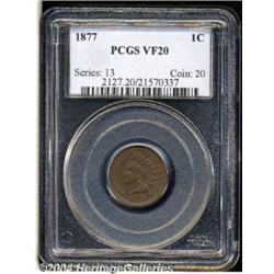 1877[1C] VF20 PCGS.
