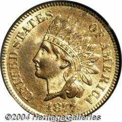 1877[1C] MS64 Red PCGS.