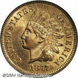 1877[1C] MS64 Red PCGS.