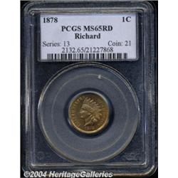 1878[1C] MS65 Red PCGS.