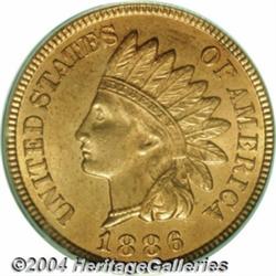 1886[1C] Type Two MS65 Red and Brown PCGS.