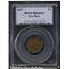 Image 1 : 1897[1C] 1 in Neck MS63 Brown PCGS.