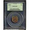 Image 1 : 1907[1C] MS64 Red and Brown PCGS.