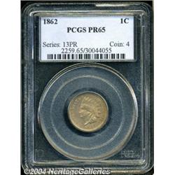 1862[1C] PR65 PCGS.