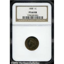 1868[1C] PR66 Red and Brown NGC.