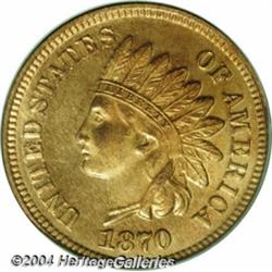 1870[1C] PR65 Red Cameo PCGS.