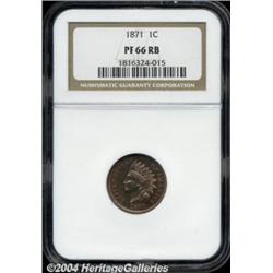 1871[1C] PR66 Red and Brown NGC.