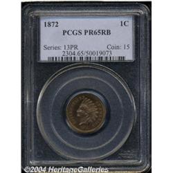 1872[1C] PR65 Red and Brown PCGS.