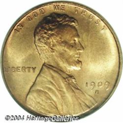 1909-S VDB[1C] MS65 Red PCGS.