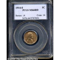 1914-S[1C] MS64 Red PCGS.