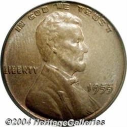 1955/55[1C] Doubled Die MS62 Brown PCGS.