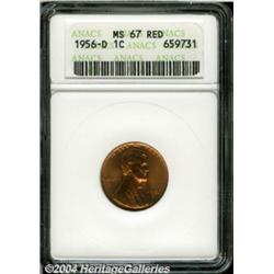 1956-D[1C] MS67 Red ANACS.