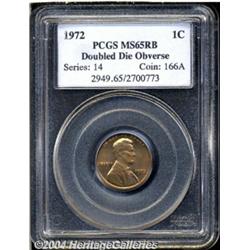 1972/72[1C] Doubled Die MS65 Red and Brown PCGS.