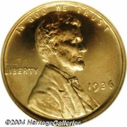 1936[1C] Type Two--Brilliant Finish PR66 Red Cameo NGC.