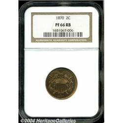 1870[2C] PR66 Red and Brown NGC.