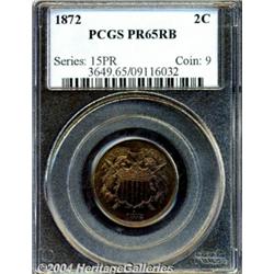 1872[2C] PR65 Red and Brown PCGS.