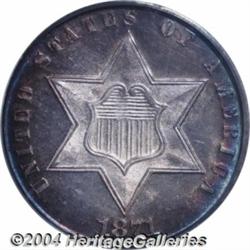 1871[3CS] MS66 PCGS.