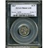 Image 3 : 1867[3CN] PR66 Cameo PCGS.