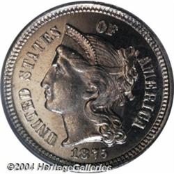 1875[3CN] PR65 Cameo PCGS.