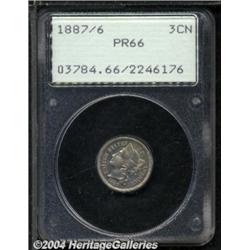 1887/6[3CN] PR66 PCGS.