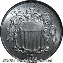 1869[5C] MS66 PCGS.